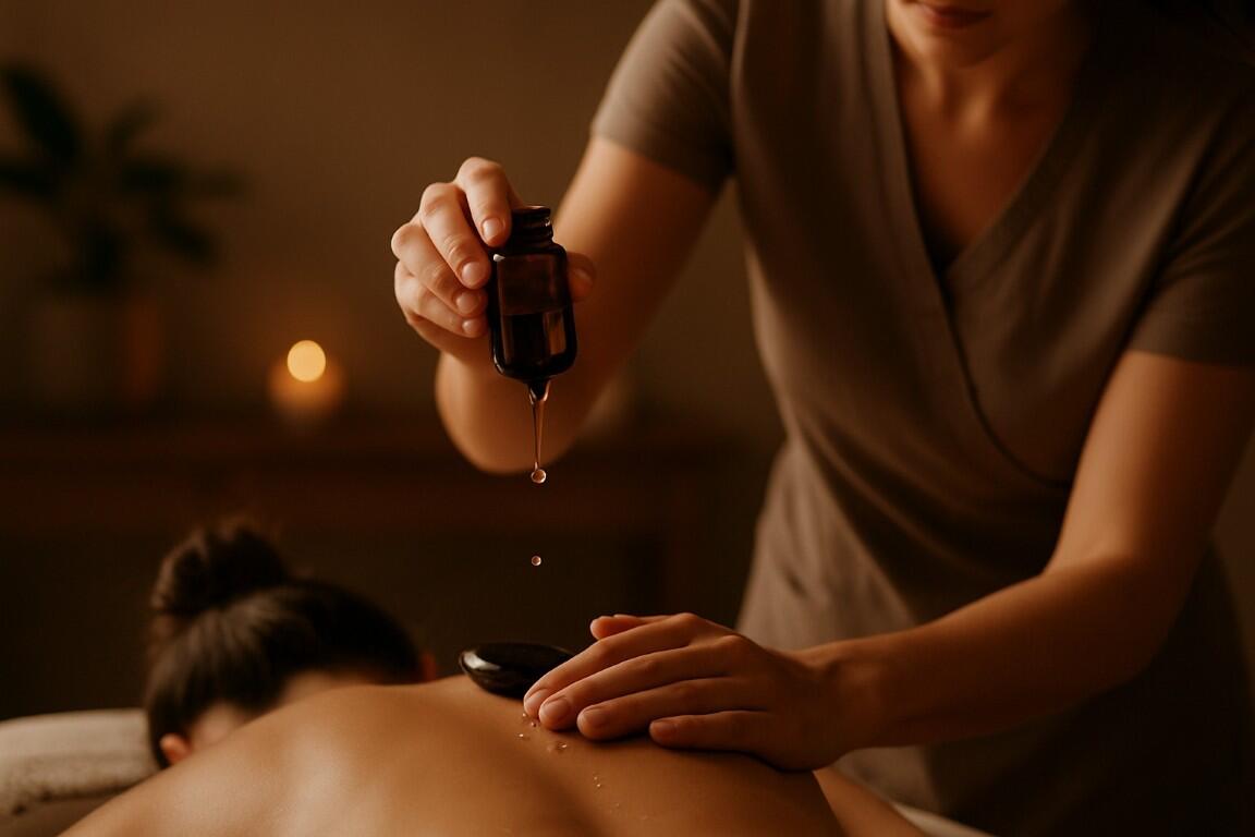 Ätherische Öle und Diffuser für Aromatherapie
